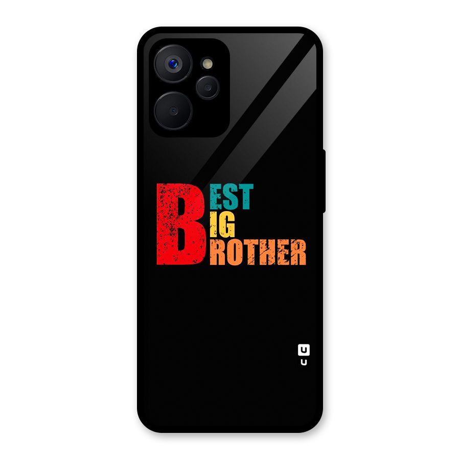 Best Big Brother Glass Back Case for Realme 9i 5G