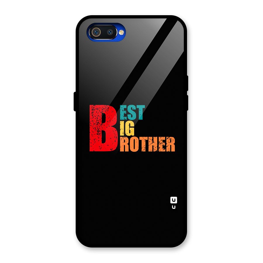 Best Big Brother Glass Back Case for Realme C2