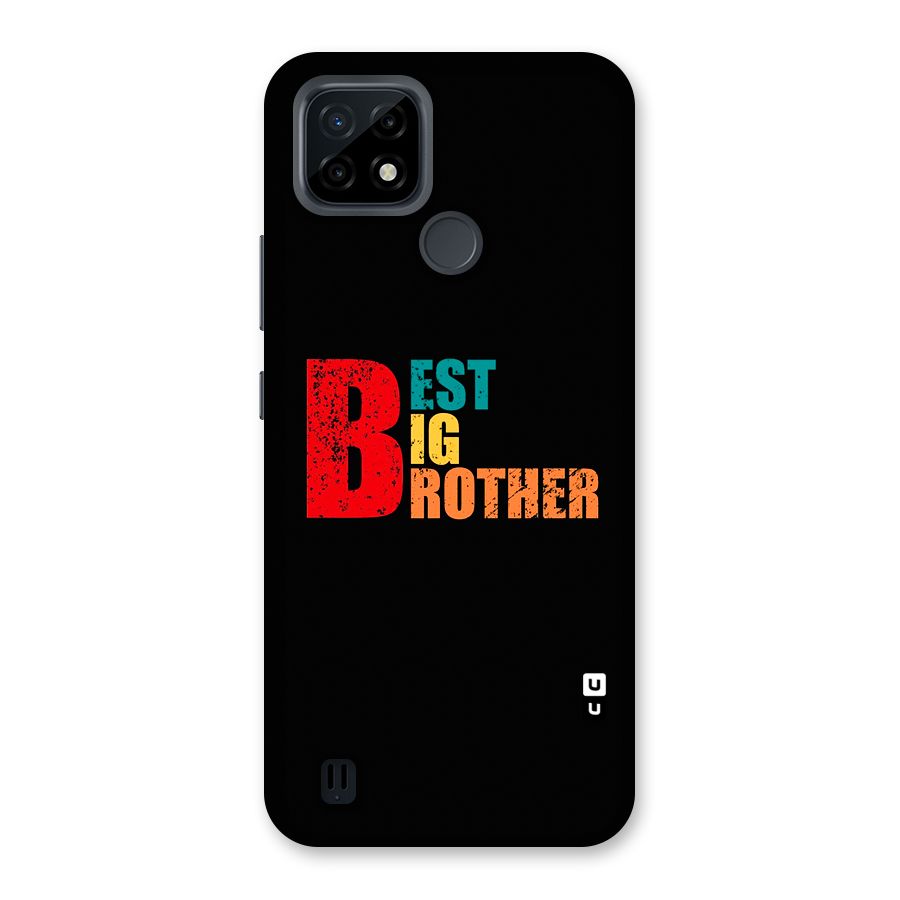 Best Big Brother Back Case for Realme C21