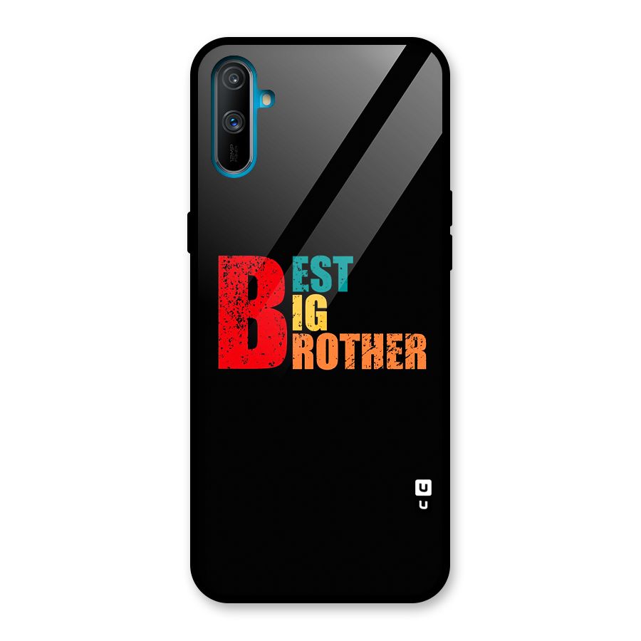 Best Big Brother Glass Back Case for Realme C3