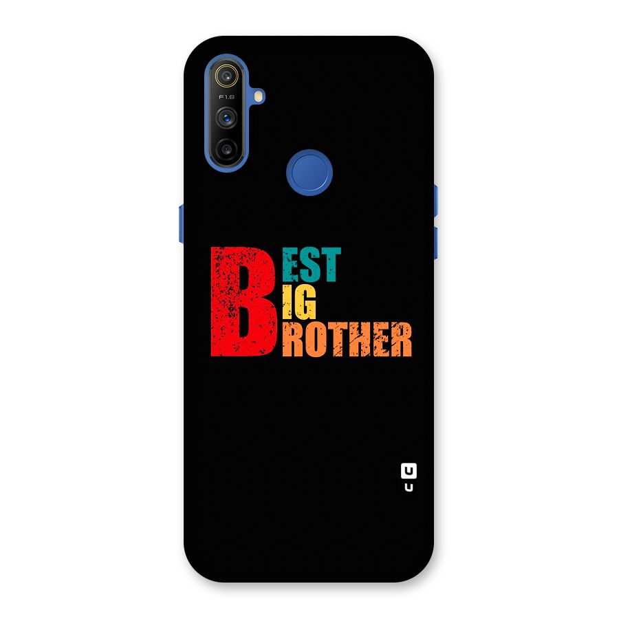 Best Big Brother Back Case for Realme Narzo 10A