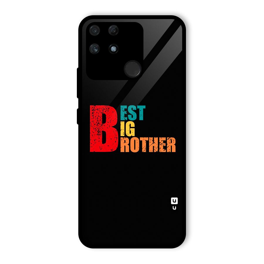 Best Big Brother Glass Back Case for Realme Narzo 50A