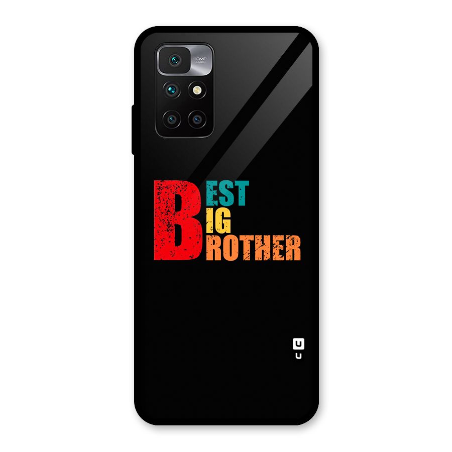 Best Big Brother Glass Back Case for Redmi 10 Prime