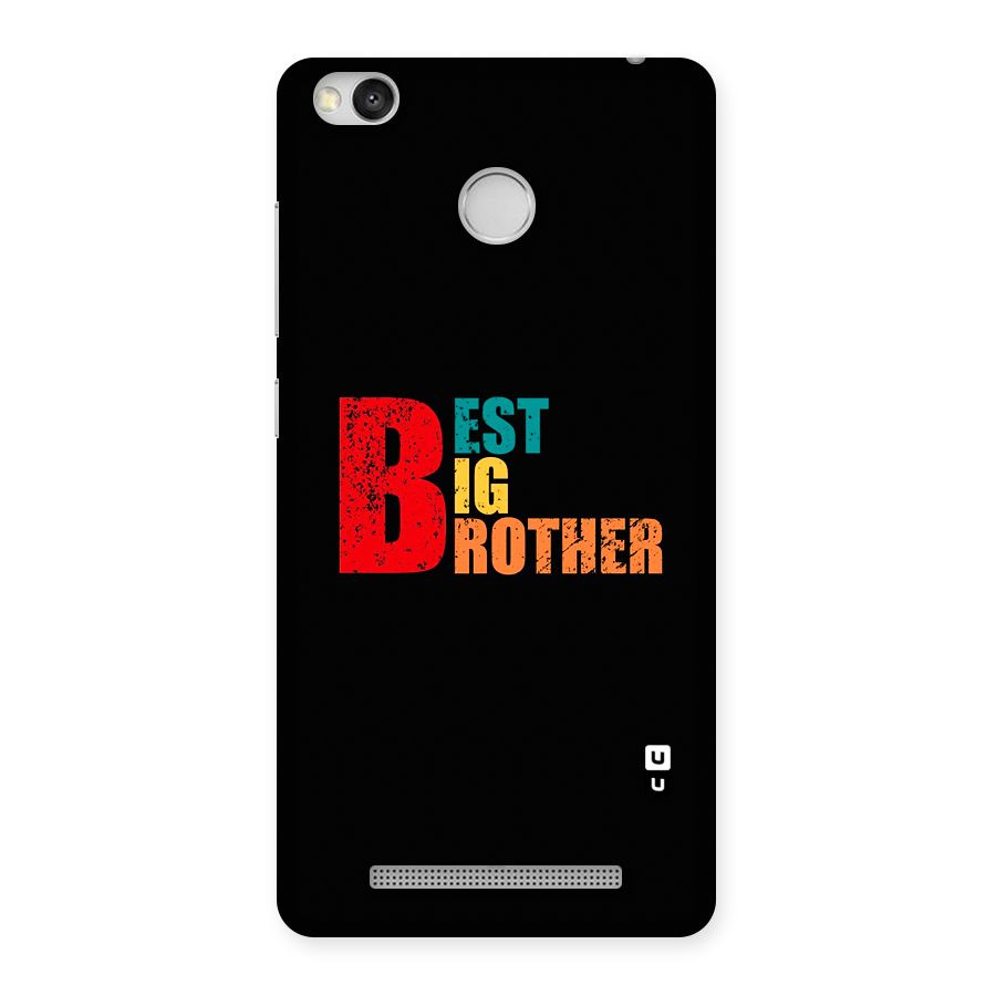 Best Big Brother Back Case for Redmi 3S Prime