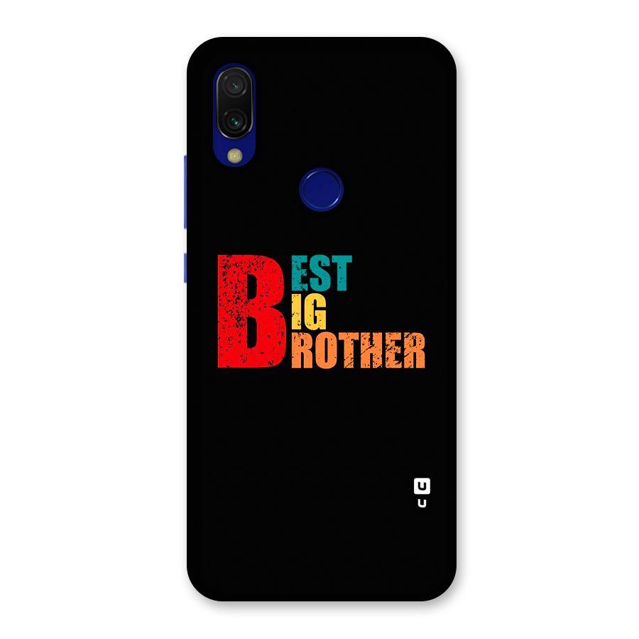 Best Big Brother Back Case for Redmi 7