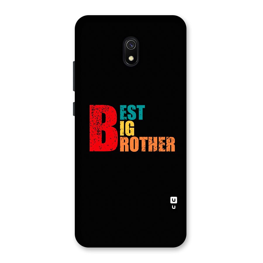 Best Big Brother Back Case for Redmi 8A