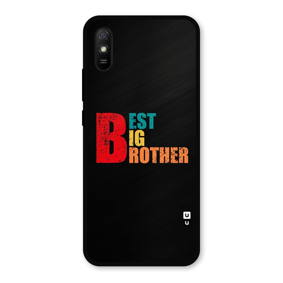 Best Big Brother Glass Back Case for Redmi 9a