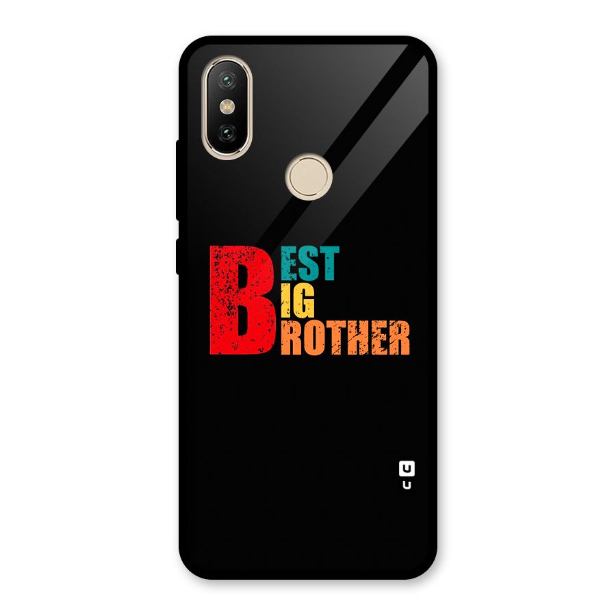 Best Big Brother Glass Back Case for Redmi A2