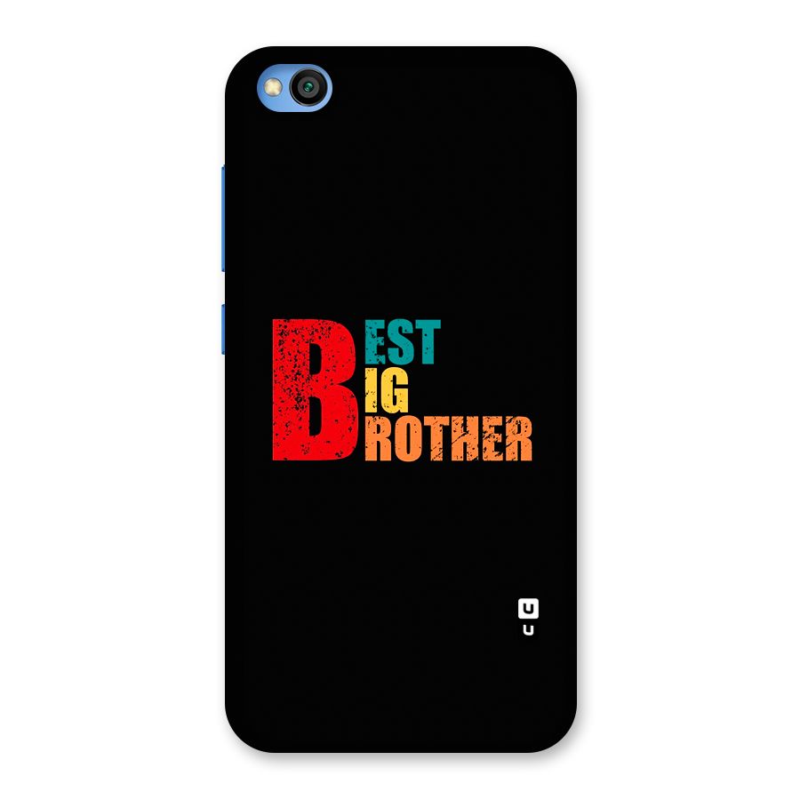 Best Big Brother Back Case for Redmi Go