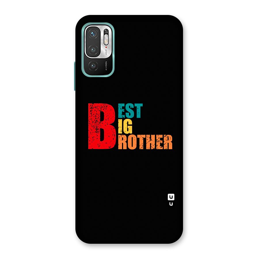 Best Big Brother Back Case for Redmi Note 10T 5G