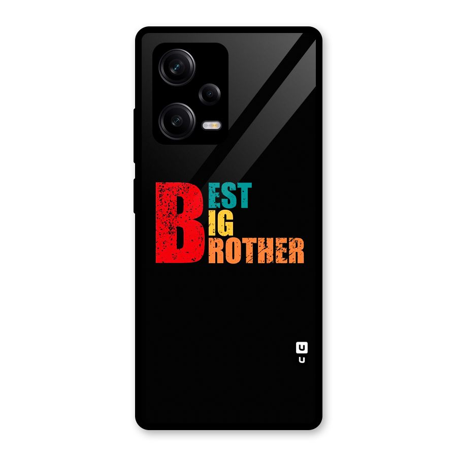 Best Big Brother Glass Back Case for Redmi Note 12 Pro