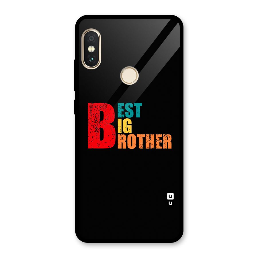Best Big Brother Glass Back Case for Redmi Note 5 Pro