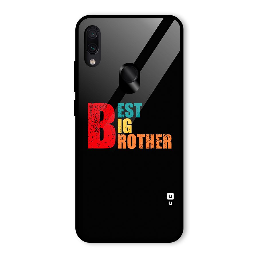 Best Big Brother Glass Back Case for Redmi Note 7 Pro