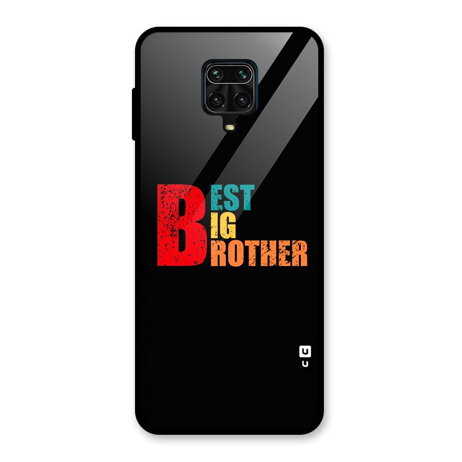 Best Big Brother Glass Back Case for Redmi Note 9 Pro
