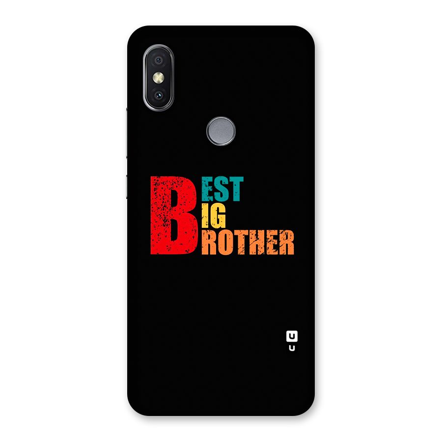 Best Big Brother Back Case for Redmi Y2