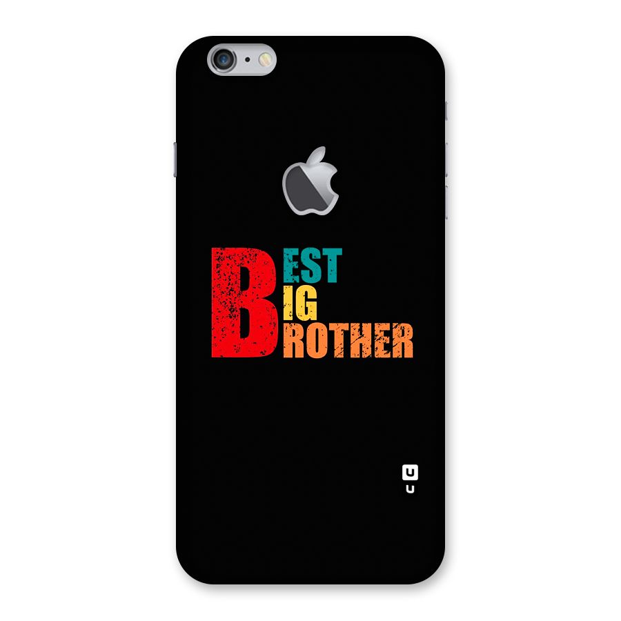 Best Big Brother Back Case for iPhone 6 Plus 6S Plus Logo Cut