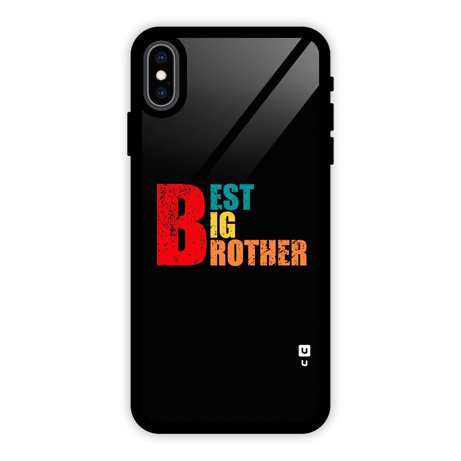 Best Big Brother Glass Back Case for iPhone XS Max