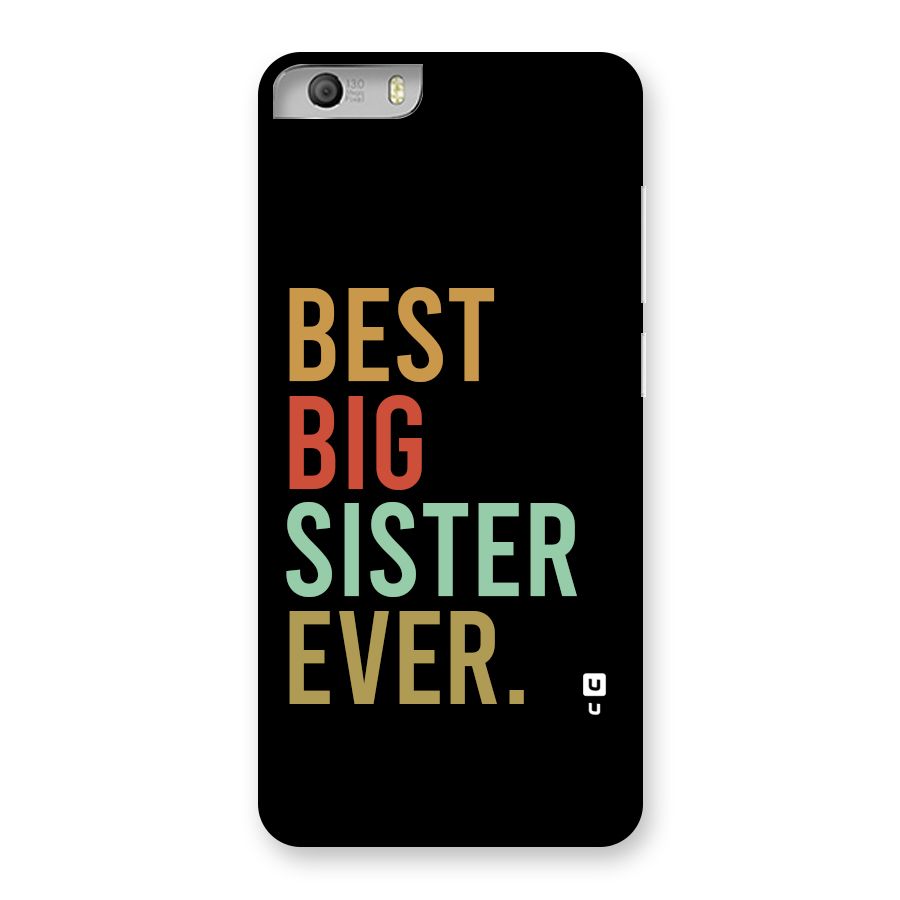 Best Big Sister Ever Back Case for Canvas Knight 2