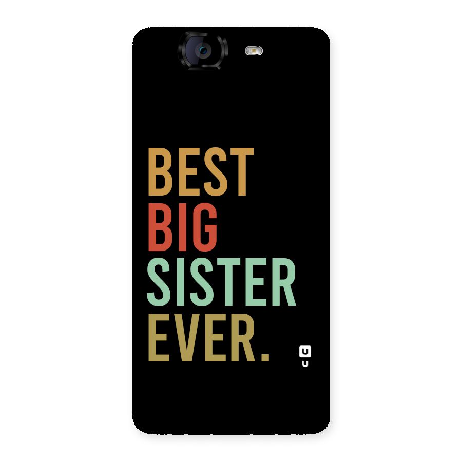 Best Big Sister Ever Back Case for Canvas Knight A350