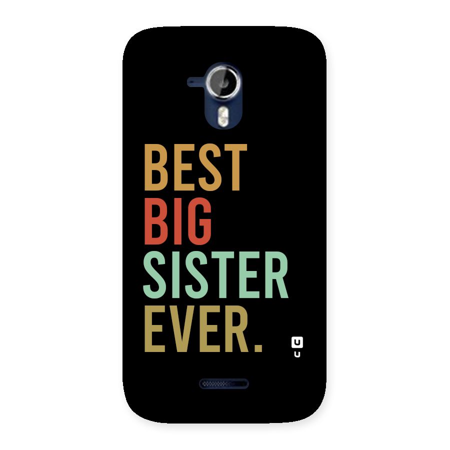 Best Big Sister Ever Back Case for Canvas Magnus A117