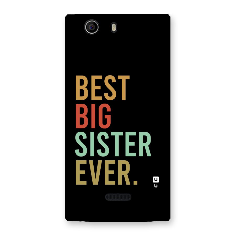 Best Big Sister Ever Back Case for Canvas Nitro 2 E311