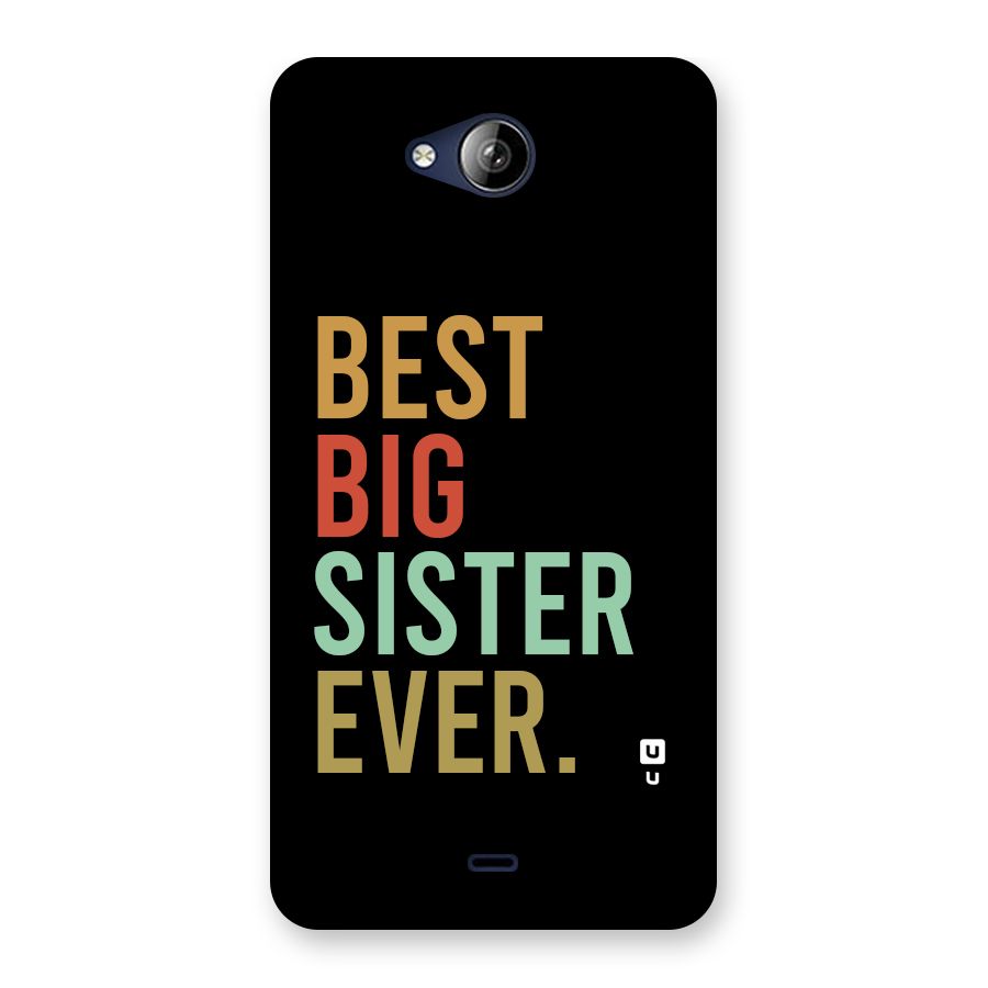 Best Big Sister Ever Back Case for Canvas Play Q355