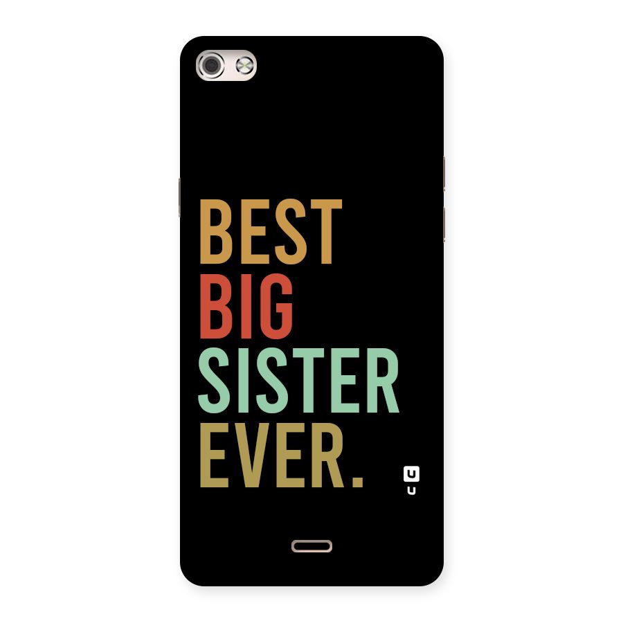 Best Big Sister Ever Back Case for Canvas Silver 5