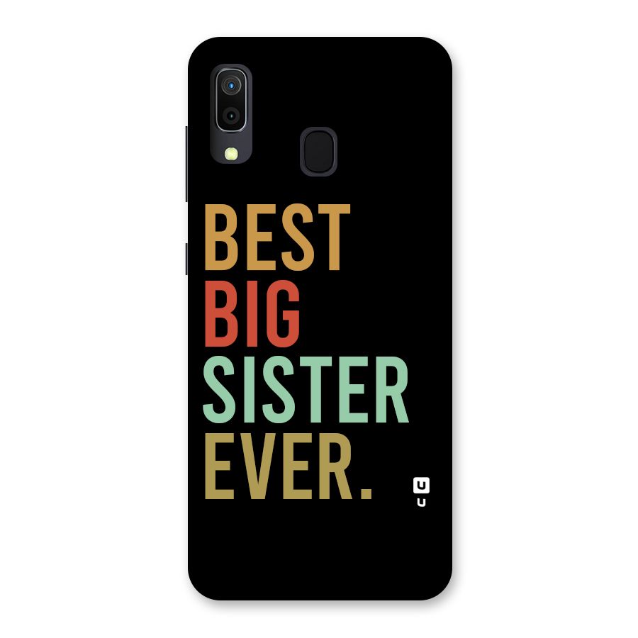 Best Big Sister Ever Back Case for Galaxy M10s