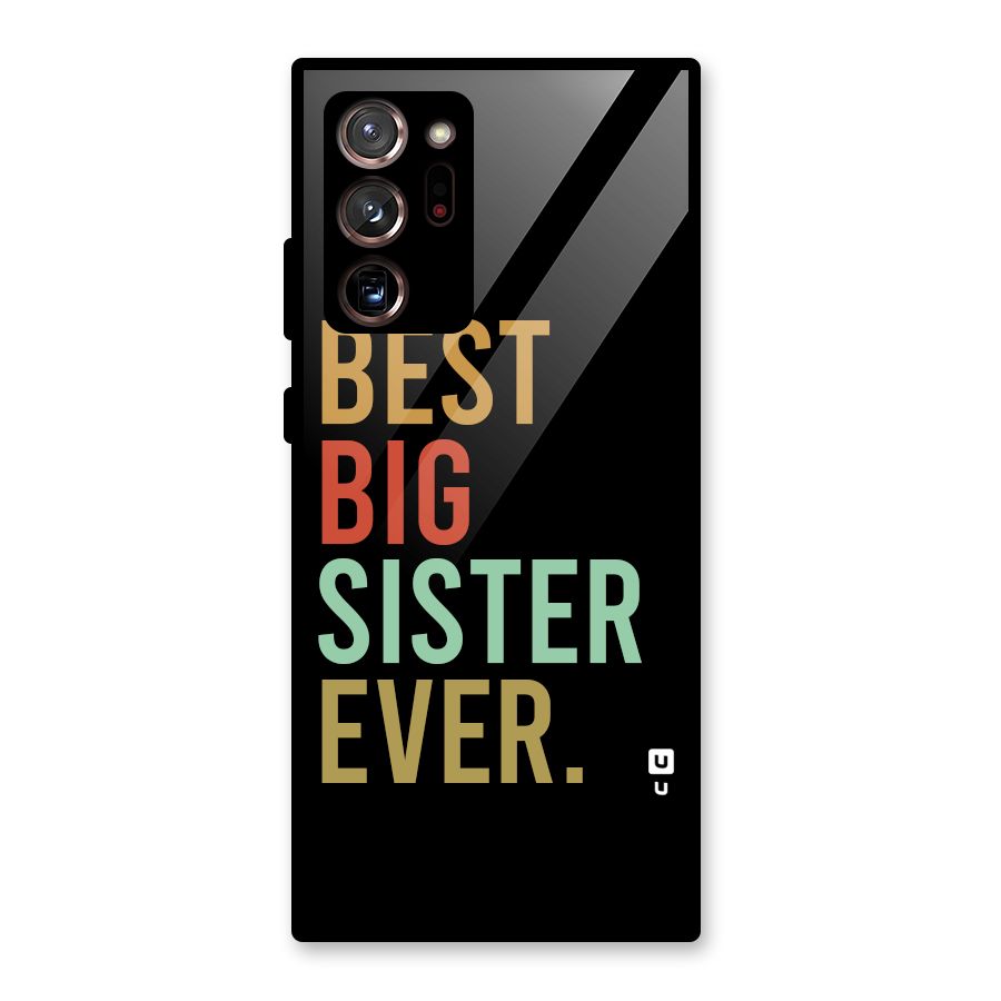 Best Big Sister Ever Glass Back Case for Galaxy Note 20 Ultra 5G