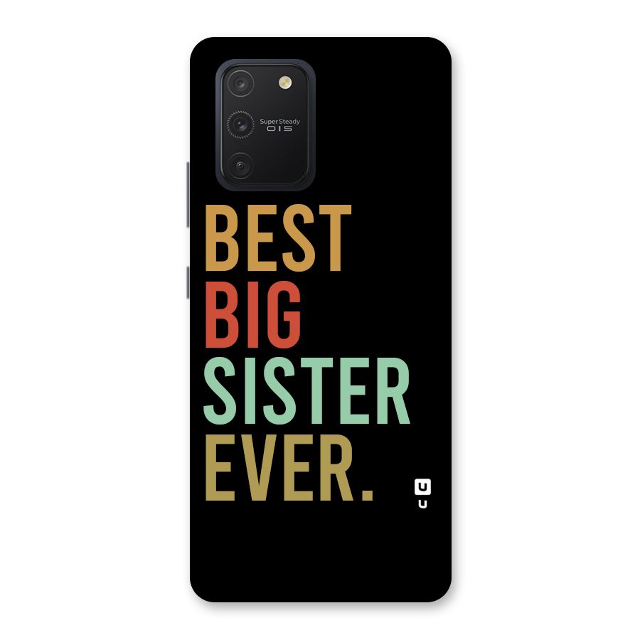 Best Big Sister Ever Glass Back Case for Galaxy S10 Lite