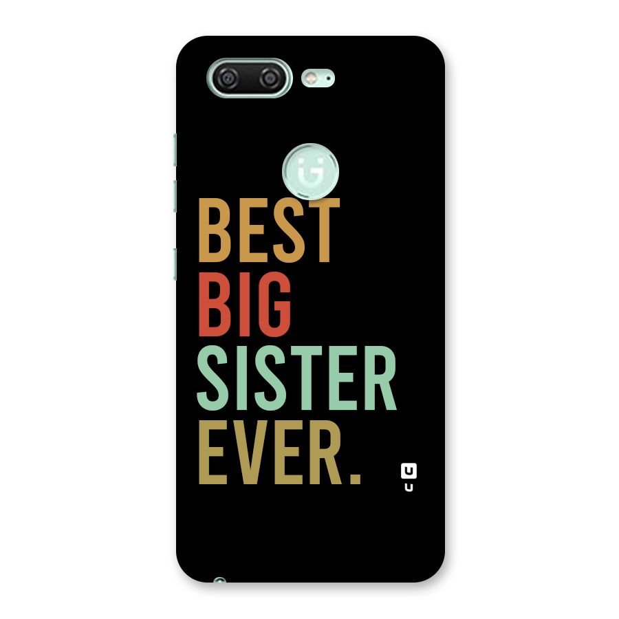 Best Big Sister Ever Back Case for Gionee S10