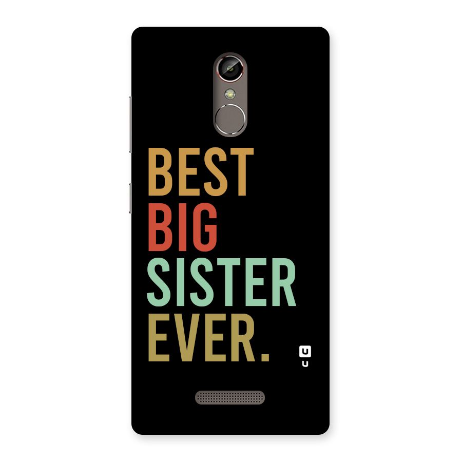 Best Big Sister Ever Back Case for Gionee S6s