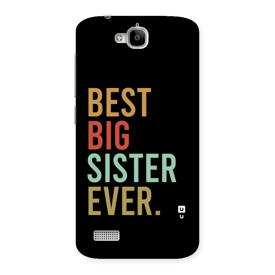Best Big Sister Ever Back Case for Honor Holly