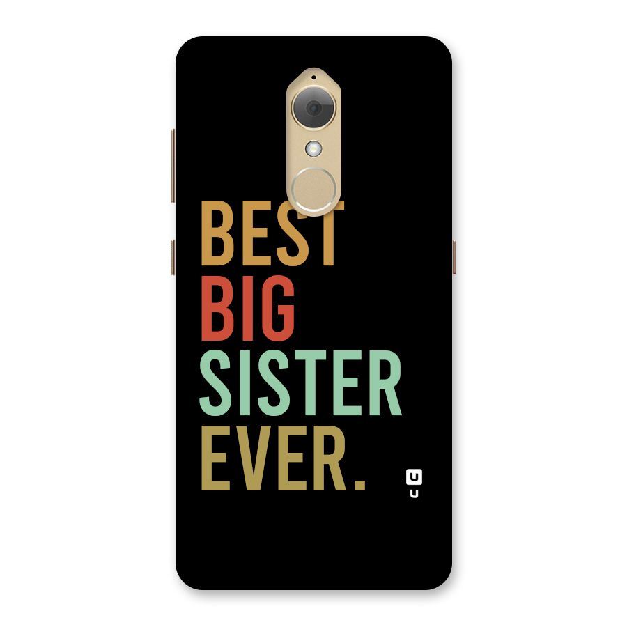 Best Big Sister Ever Back Case for Lenovo K8