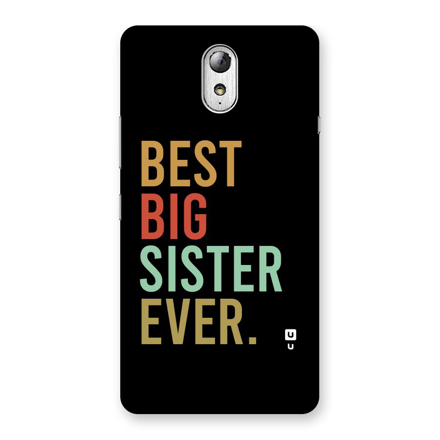 Best Big Sister Ever Back Case for Lenovo Vibe P1M