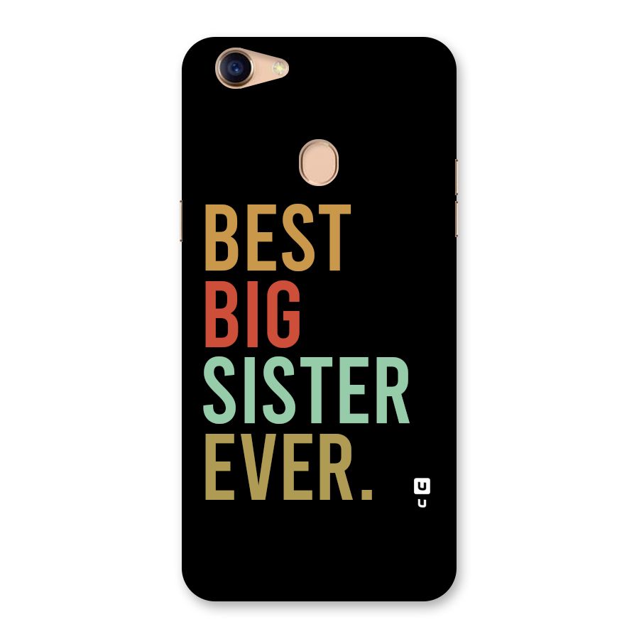 Best Big Sister Ever Back Case for Oppo F5 Youth