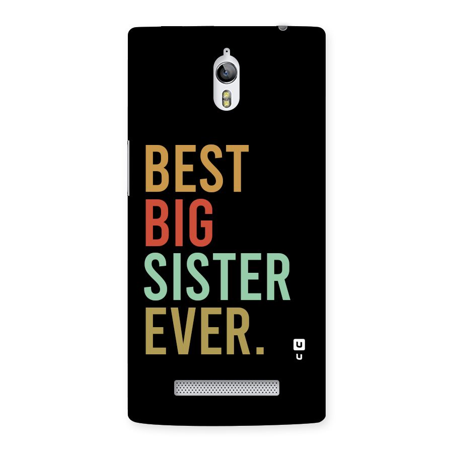 Best Big Sister Ever Back Case for Oppo Find 7
