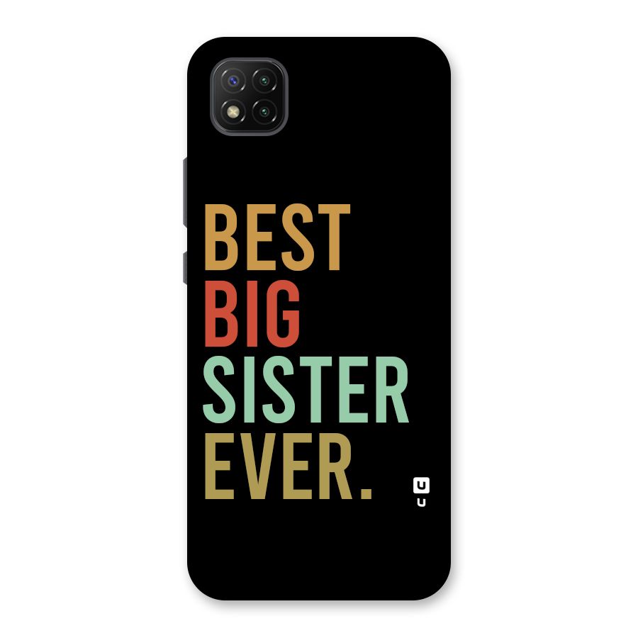 Best Big Sister Ever Back Case for Poco C3