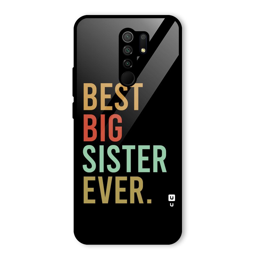 Best Big Sister Ever Glass Back Case for Poco M2
