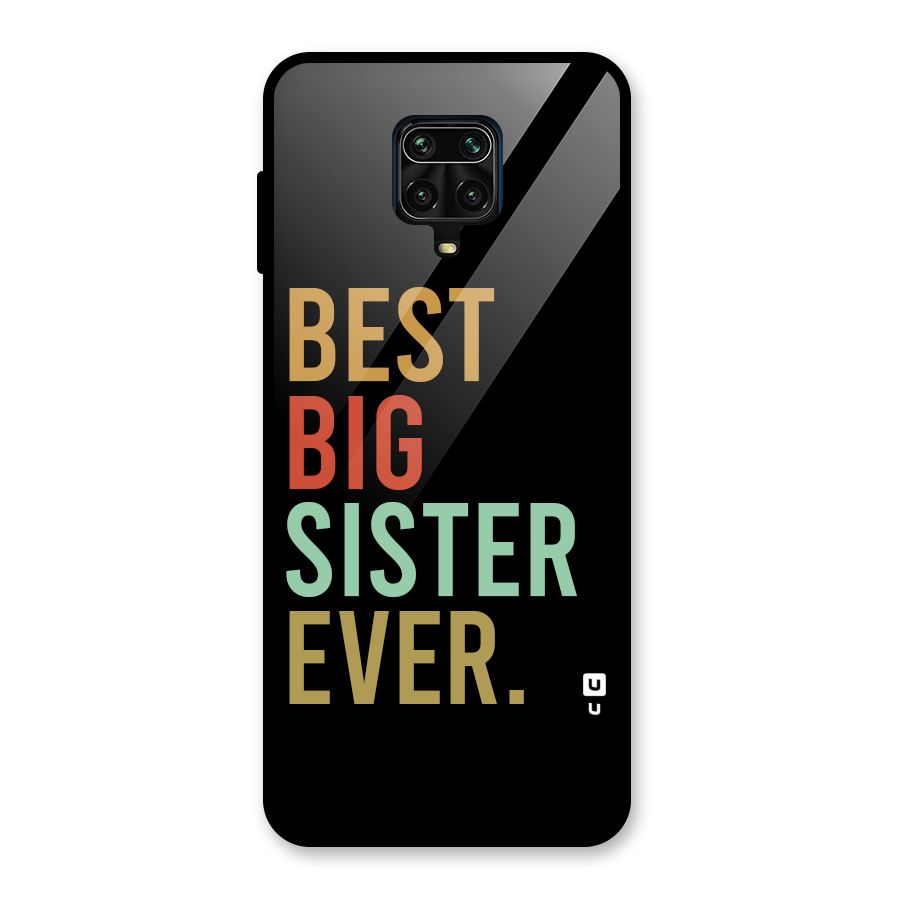 Best Big Sister Ever Glass Back Case for Poco M2 Pro