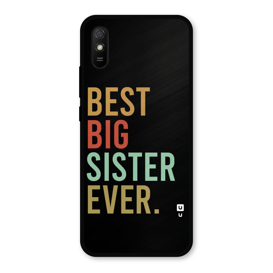 Best Big Sister Ever Glass Back Case for Redmi 9a