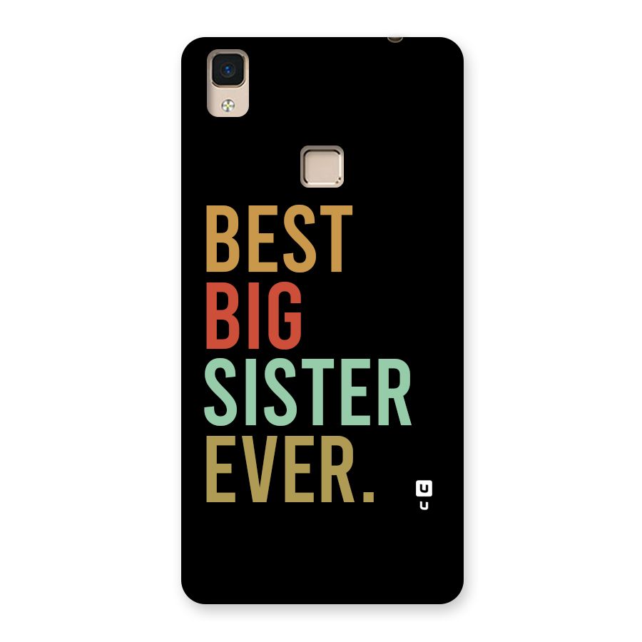 Best Big Sister Ever Back Case for V3 Max