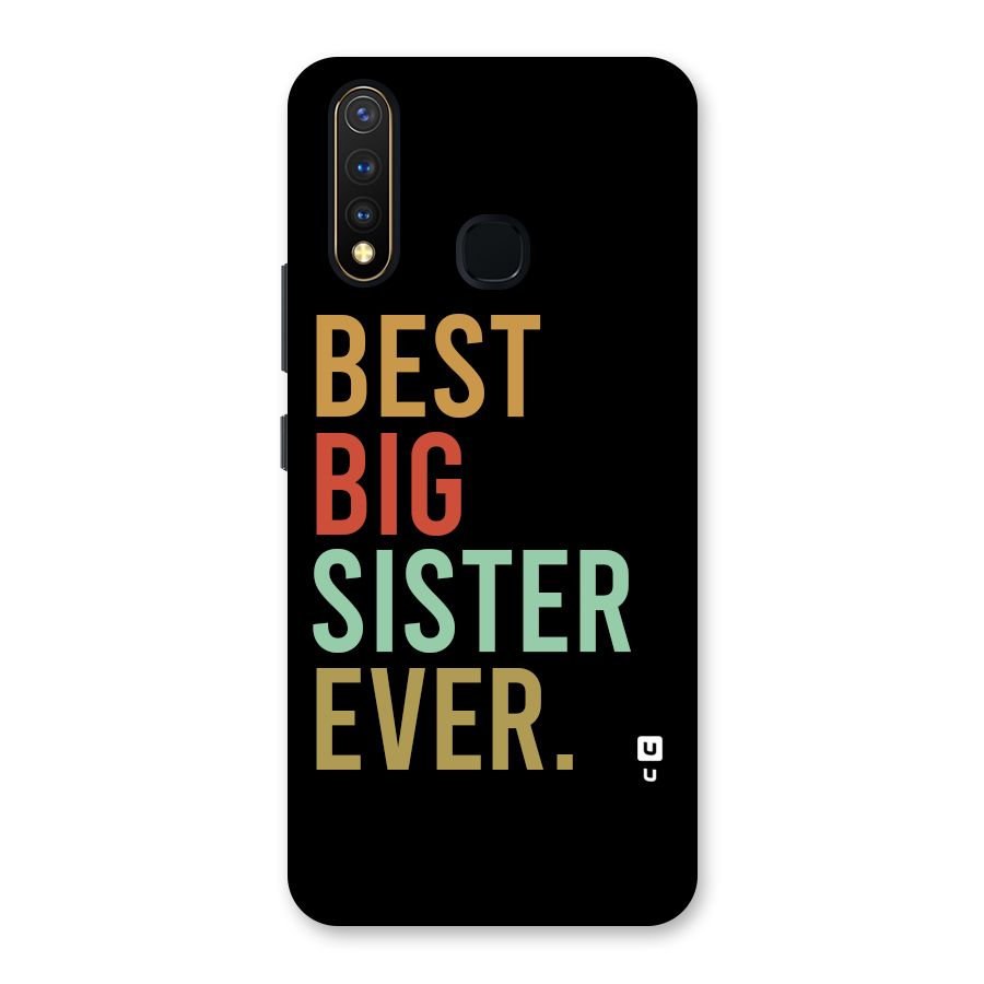 Best Big Sister Ever Back Case for Vivo U20
