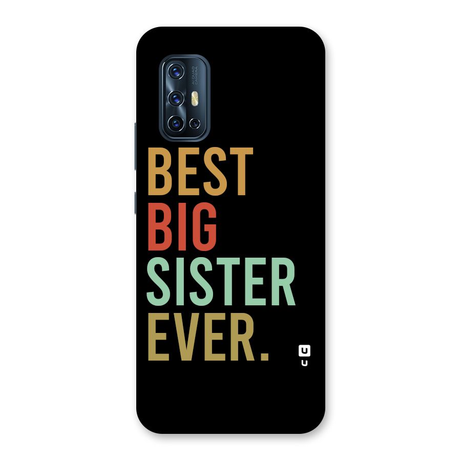 Best Big Sister Ever Back Case for Vivo V17