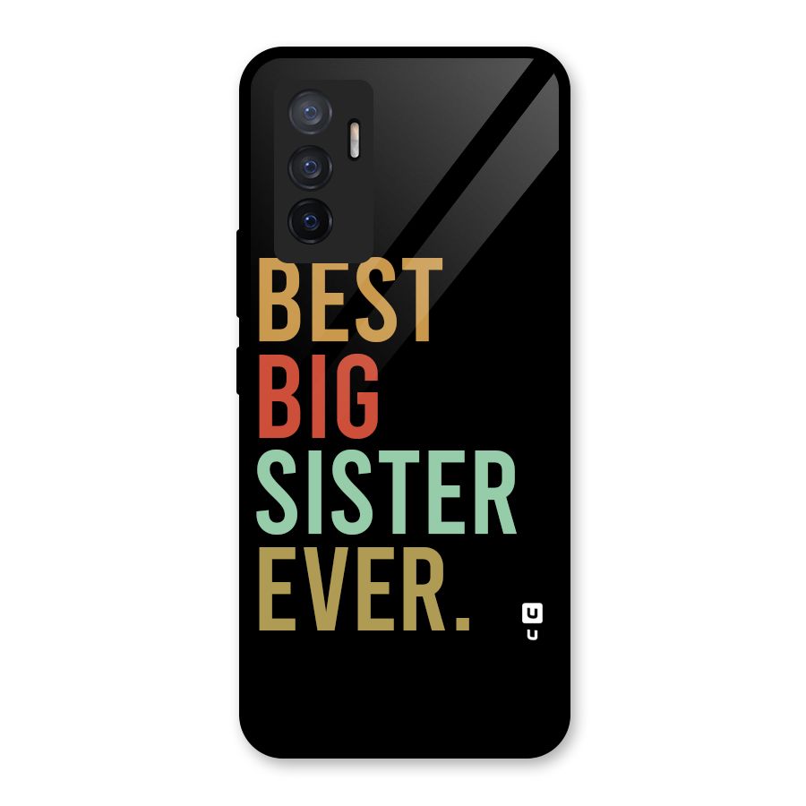 Best Big Sister Ever Glass Back Case for Vivo V23e