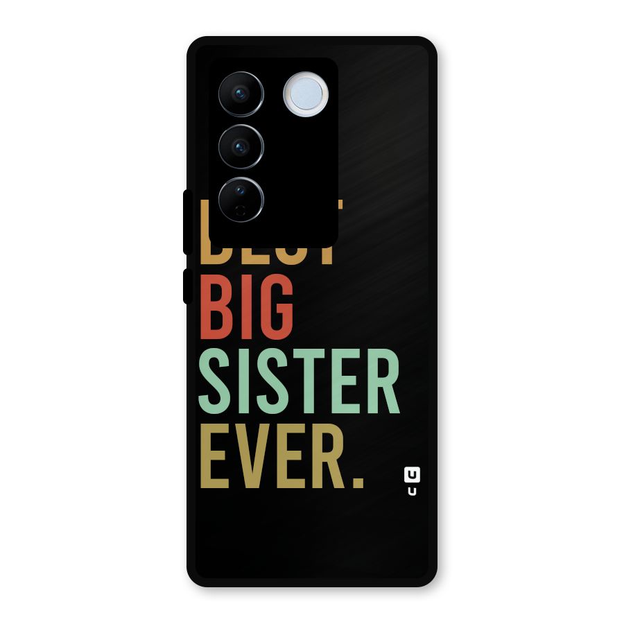 Best Big Sister Ever Glass Back Case for Vivo V27