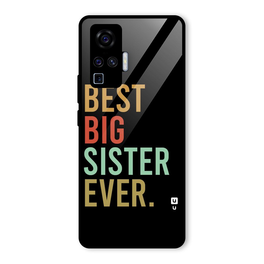 Best Big Sister Ever Glass Back Case for Vivo X50 Pro