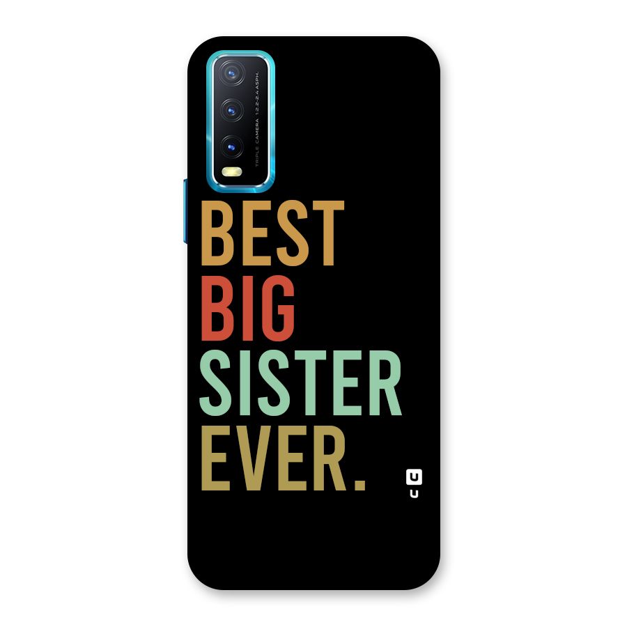 Best Big Sister Ever Back Case for Vivo Y20A