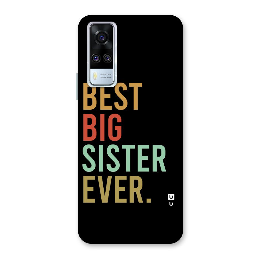Best Big Sister Ever Glass Back Case for Vivo Y51