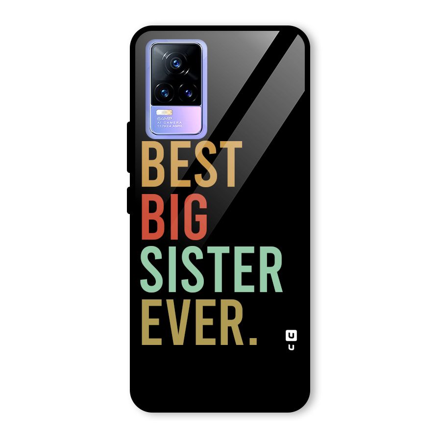 Best Big Sister Ever Glass Back Case for Vivo Y73
